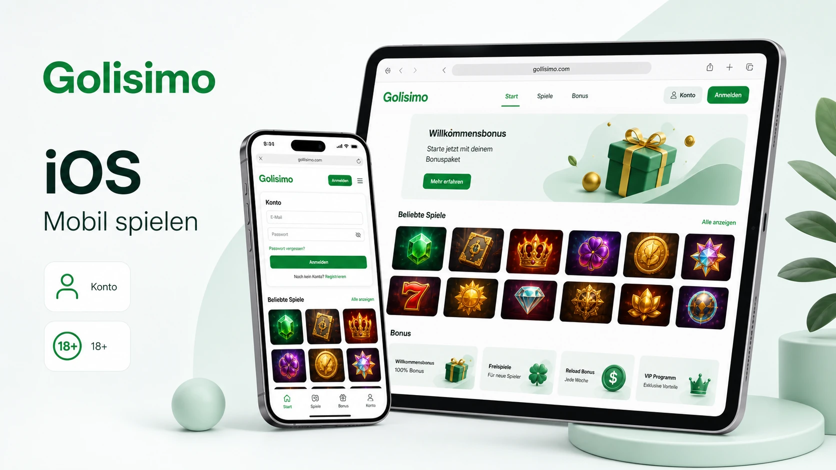 Golisimo iOS App für iPhone und iPad