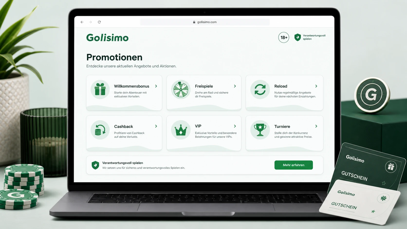 Welche Arten von Golisimo Bonus Angeboten sind möglich?