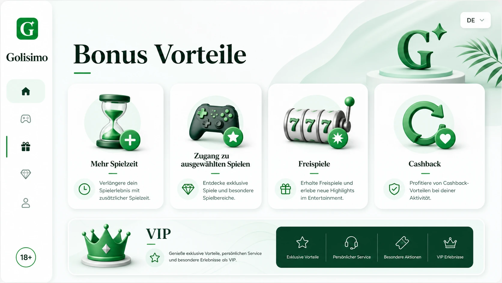Vorteile eines Golisimo Casino Bonus Deutschland